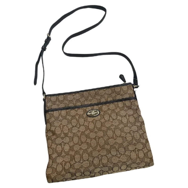 Ladies Coach shoulder bags with a magnetic - closure flap for easy accessCrossbody Designer By Coach, Size: Large