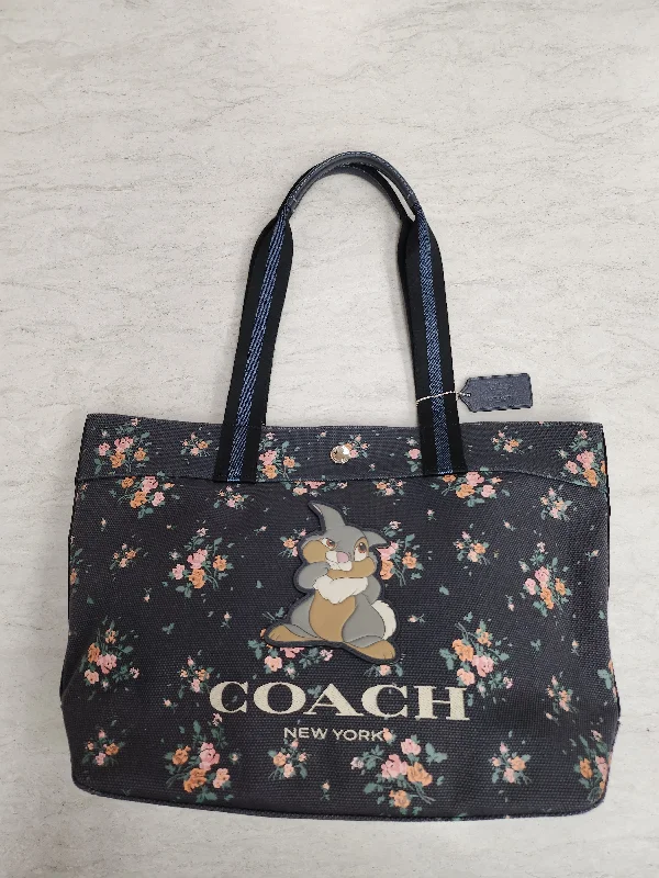 Coach crossbody bags with a printed floral pattern for a feminine touchTote Designer By Coach, Size: Large