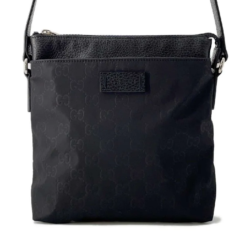 Gucci Dionysus bags for women with tiger - head claspsGUCCI GG Shoulder Bag Black 510339 Nylon