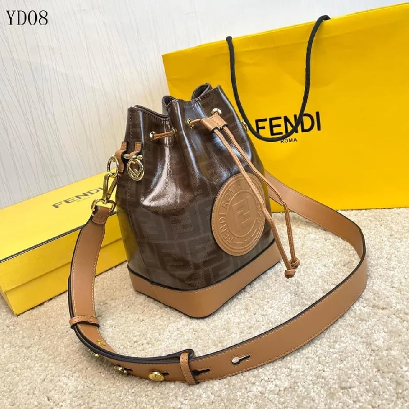 Ladies Fendi shoulder bags with a detachable key fob for easy key managementFendi Mon Tresor  Bag