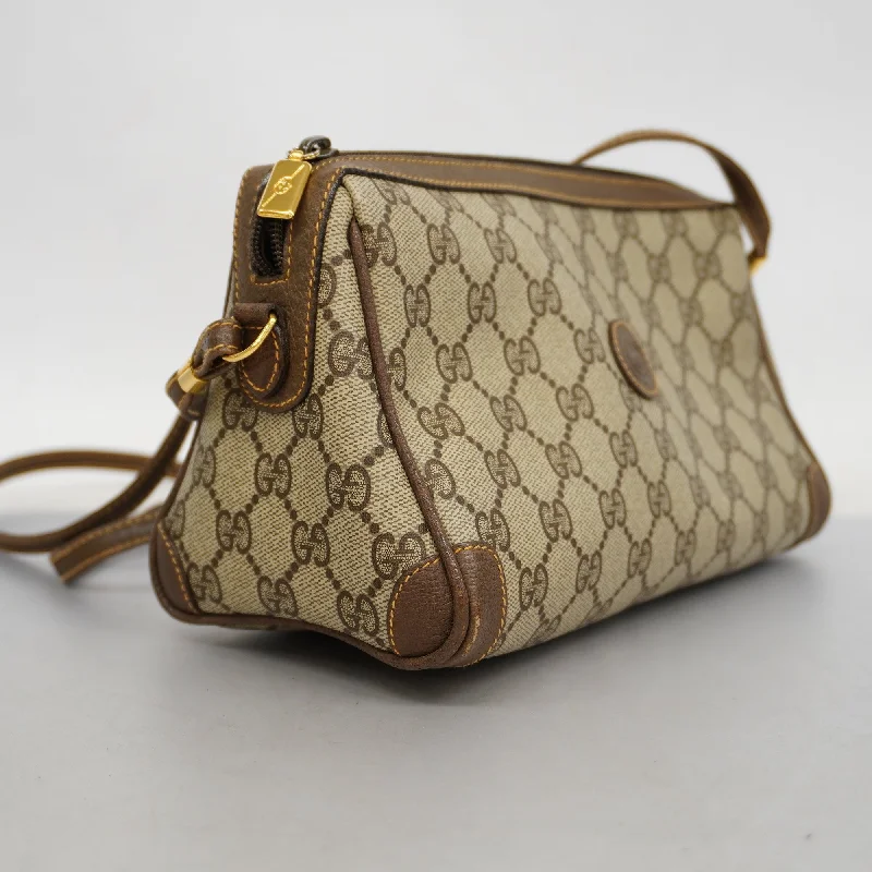 Gucci Marmont bags for women with gold - toned hardwareGUCCI  Shoulder Bag 007 161 0042 GG Supreme Shoulder Bag Beige,Brown