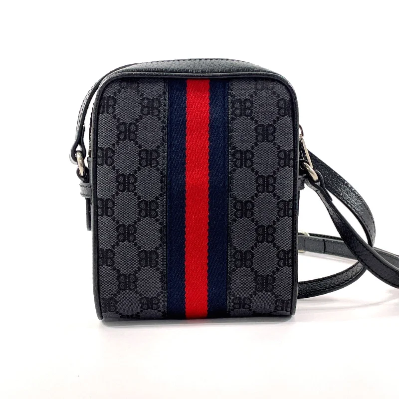 Women Gucci tote bags in GG Supreme canvas for a branded feelBALENCIAGA Shoulder Bag 680129 Canvas, Leather black The Hacker Project BALENCIAGAxGUCCI collaboration