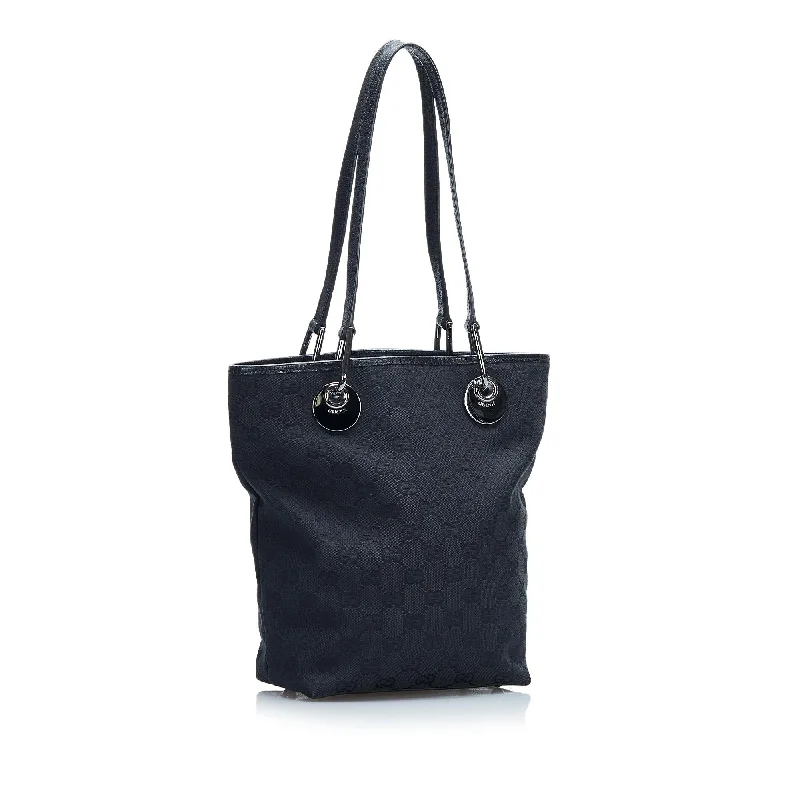 Ladies Gucci shoulder bags with a magnetic - closure flapGucci Eclipse GG Canvas Tote (NI3UyN)