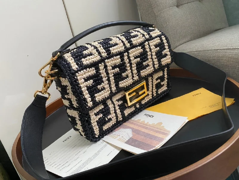 Ladies Fendi Peekaboo bags with a back - pocket organizer for better organizationWF -  Fendi Bag - 428