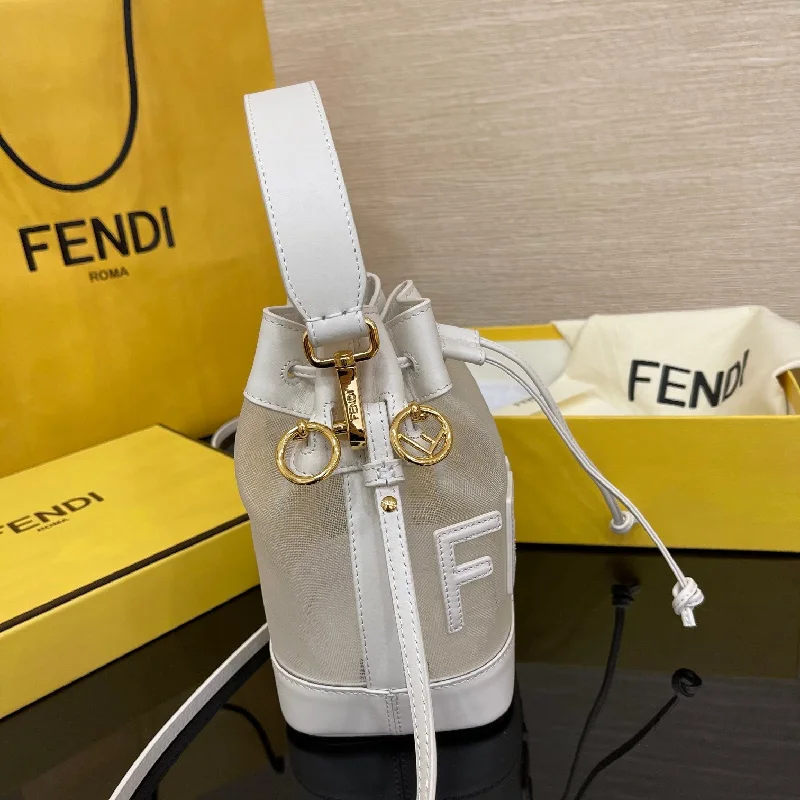 Fendi By The Way bags with a large capacity and a drawstring closureFendi Mon Tresor Mini Bag