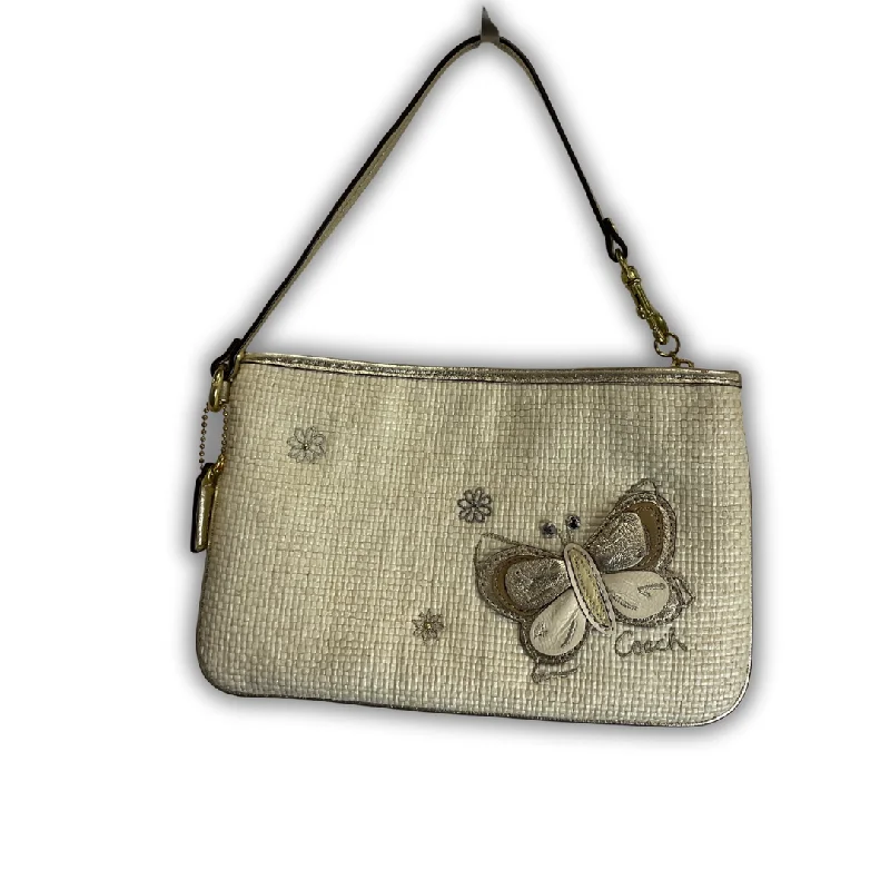 Coach bags with a front - flap pocket and a turnlock for a classic aestheticWristlet By Coach, Size: Medium