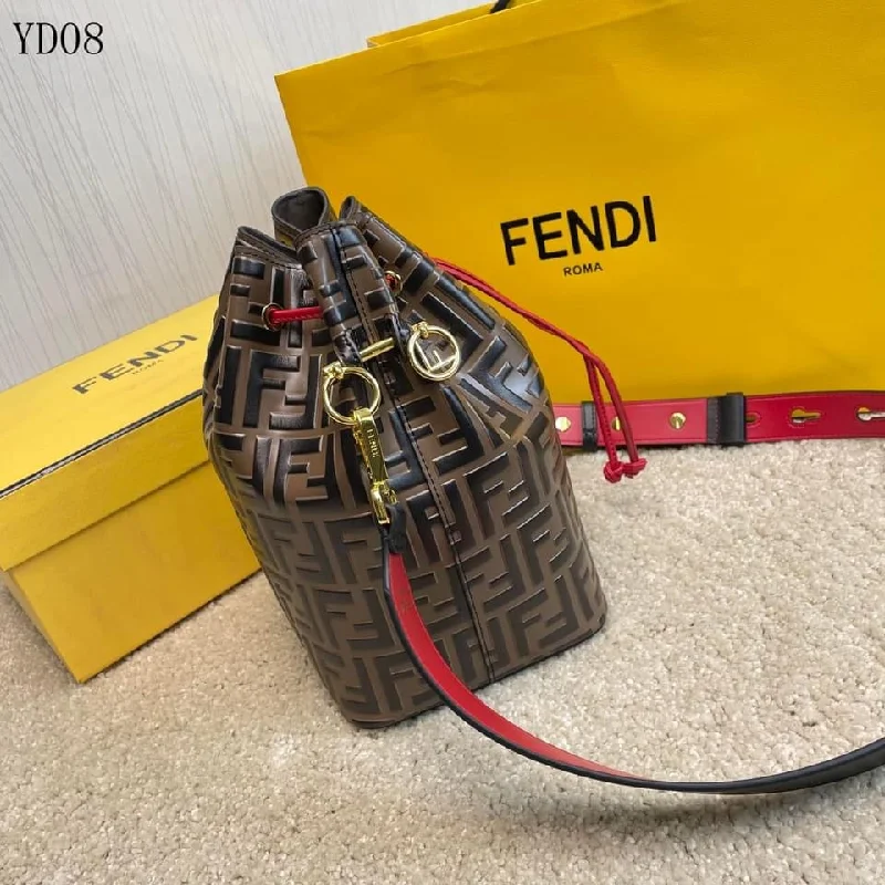 Fendi bags with a touch - screen - friendly pocket for using devices without taking them outFendi Mon Tresor  Bag