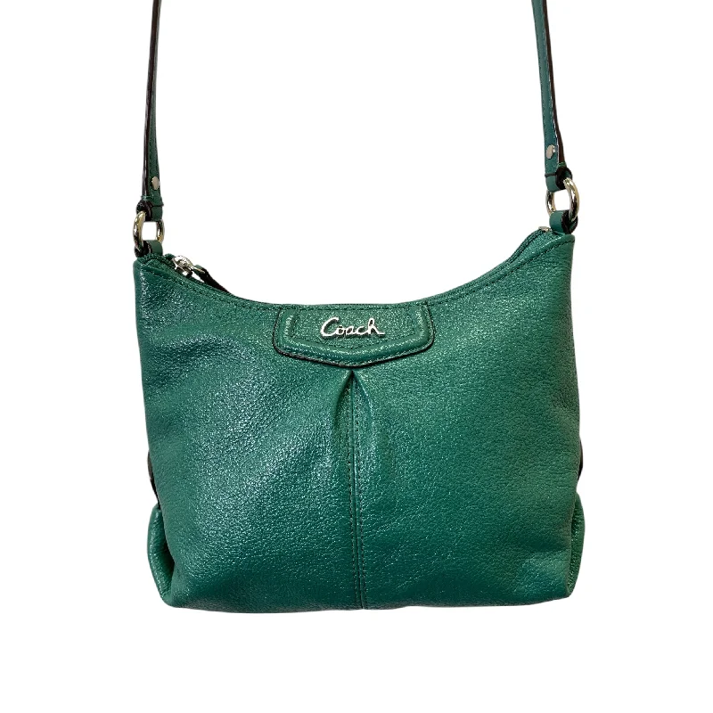 Ladies Coach Tabby bags with gold - toned hardware for a touch of luxuryCrossbody Designer By Coach In Green, Size:Small