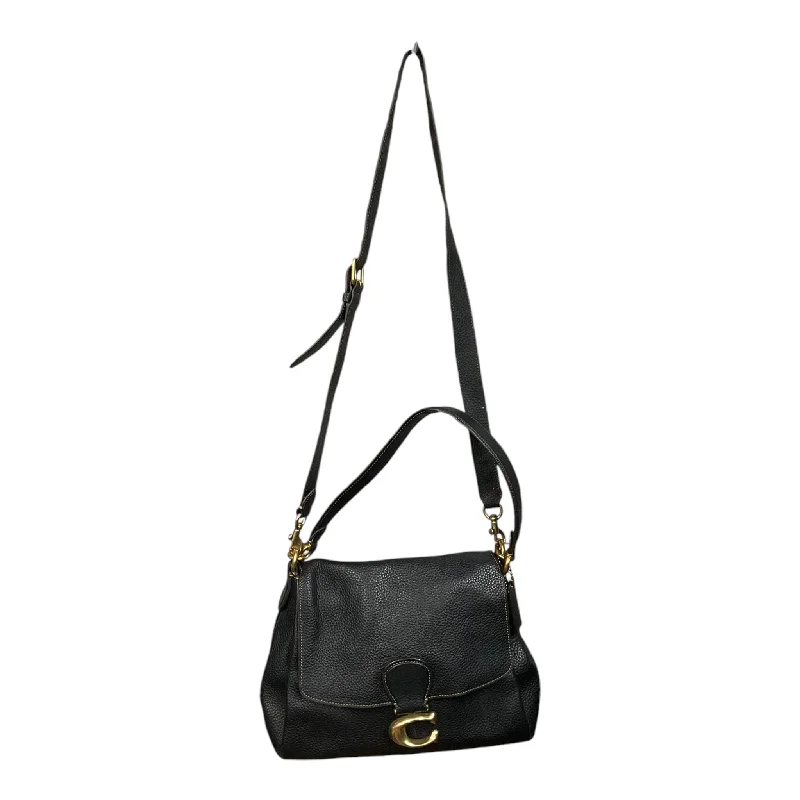 Coach bags with a zippered interior pocket for separating itemsHandbag Designer By Coach, Size: Large