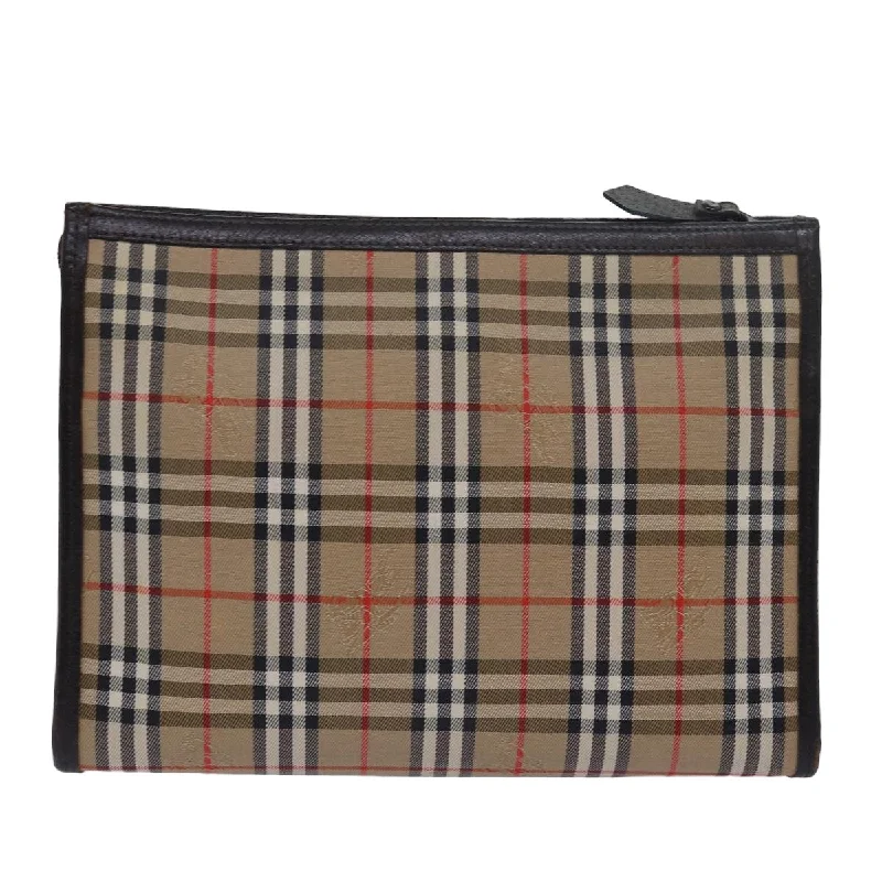 Burberry Bags with Magnetic Closures for Quick AccessBURBERRY Nova Check Clutch Bag