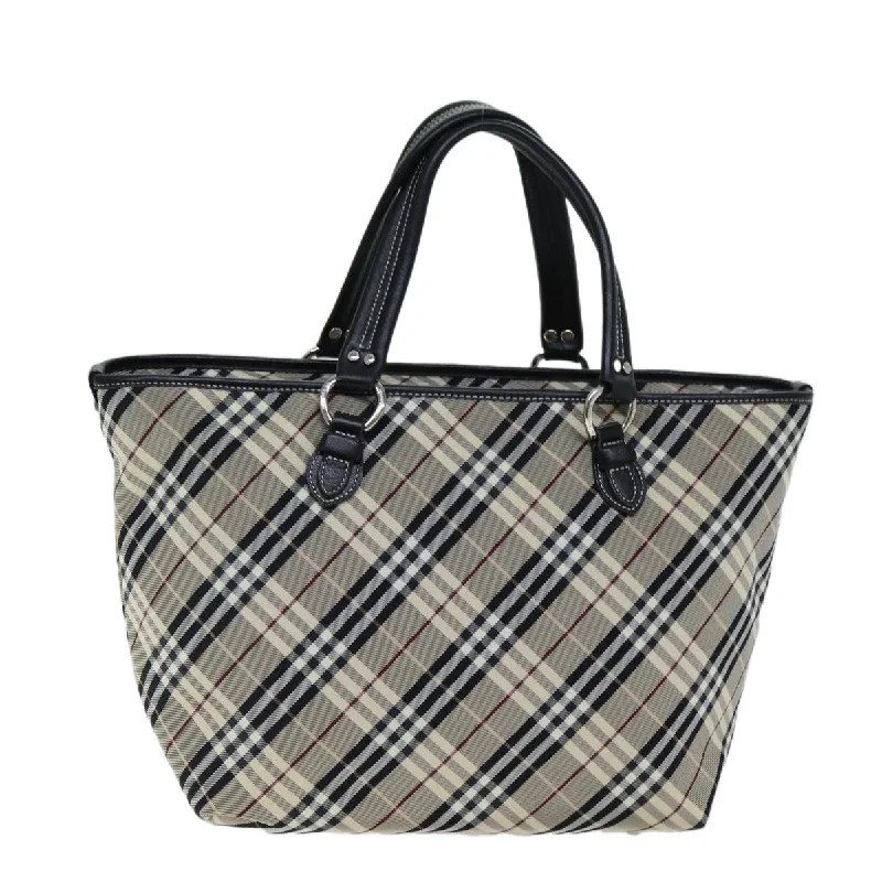 Statement - Making Oversized Burberry BagsBURBERRY Nova Check Blue Label Tote Bag Canvas Beige Black  bs14934