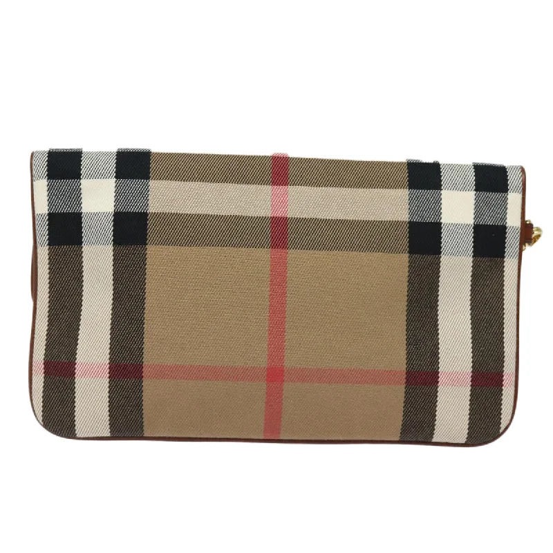 Miniature Burberry Crossbody Bags for Evening OutBURBERRY Nova Check Clutch Bag