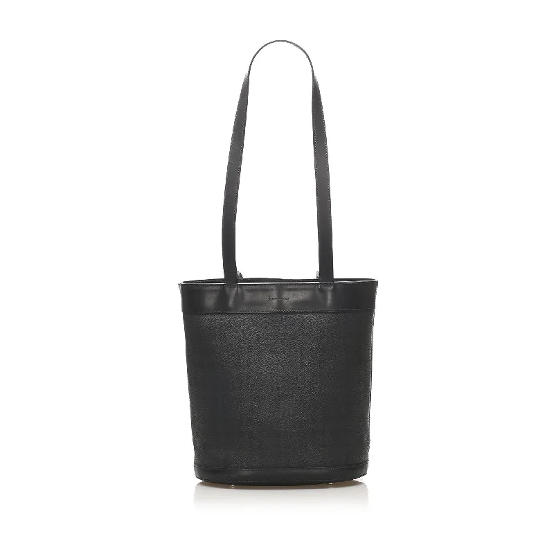 Minimalist Burberry Bags for a Sleek LookBurberry Smoke Check Coated Canvas Shoulder Bag (SHG-13166)