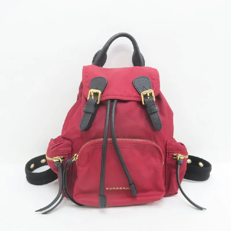 Customizable Burberry Bags with Personalized CharmsBurberry Small Runway Winered Nylon Backpack