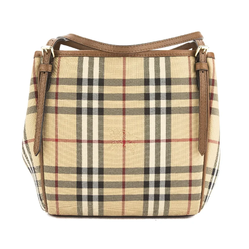 Burberry Bags with Adjustable Shoulder Straps for ComfortBurberry Tan Horseferry Check Small Canterbury Tote Bag (New with Tags)