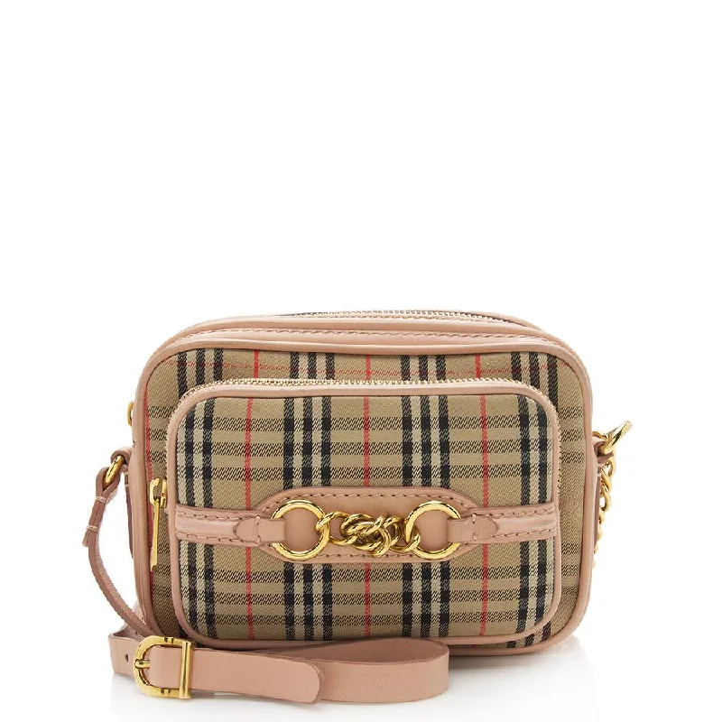 Child - Sized Burberry Bags for Little FashionistasBurberry Vintage Check Link Camera Bag (SHF-12348)