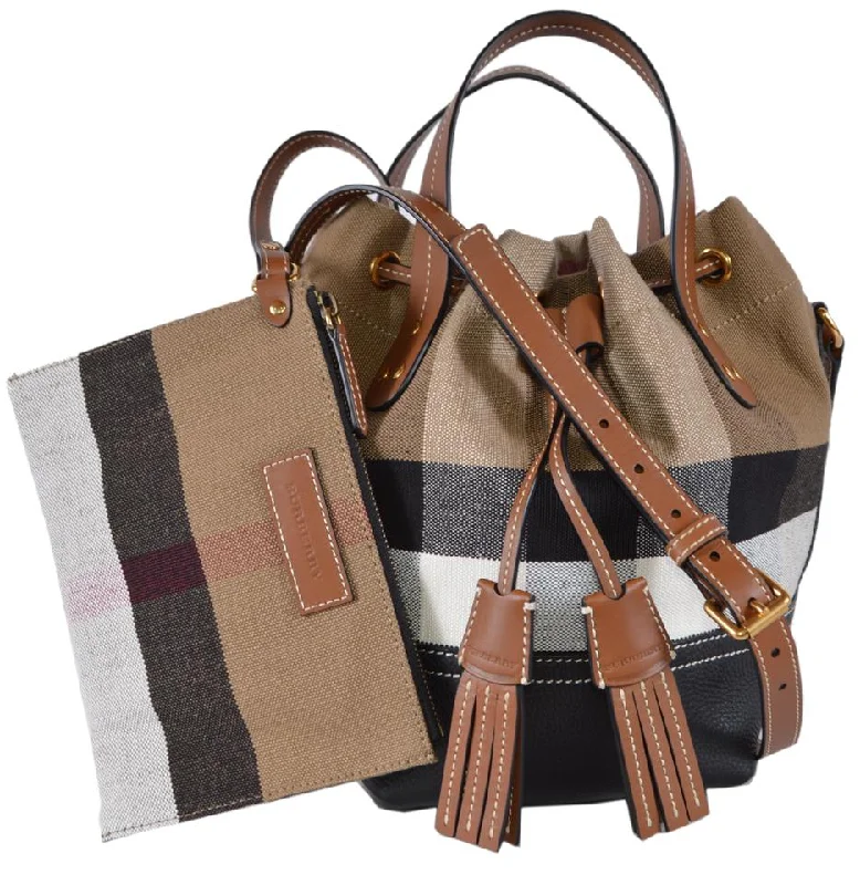 Burberry Bags with Antique - Style HardwareBurberry Small Heston Multicolor Cotton Cross Body Bag