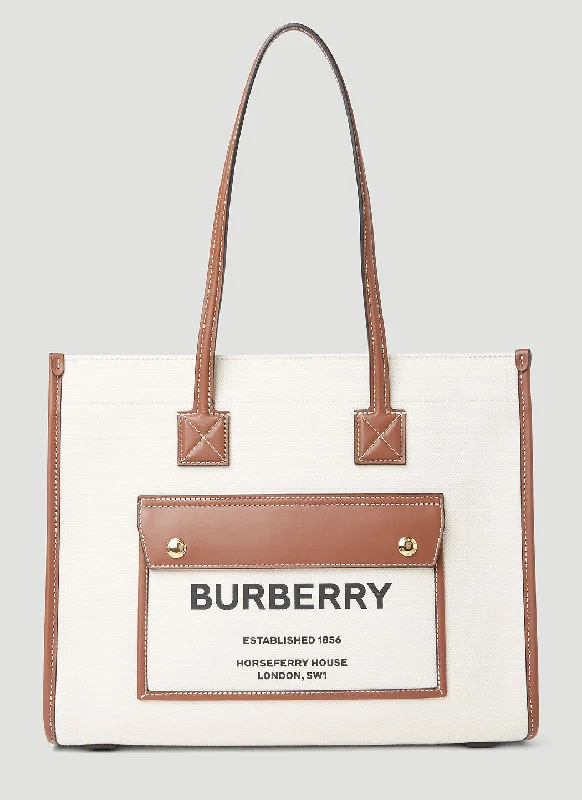 Adjustable Strap Burberry Messenger BagsBurberry Women Small Freya Tote Bag