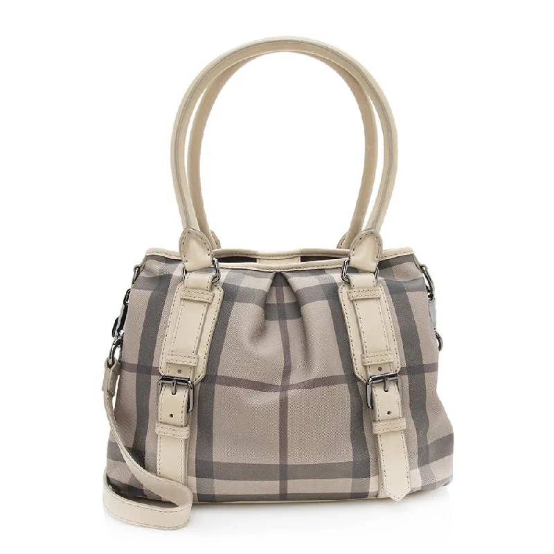 Burberry Bags with Adjustable Shoulder Straps for ComfortBurberry Smoked Check Northfield Small Tote (SHF-11217)