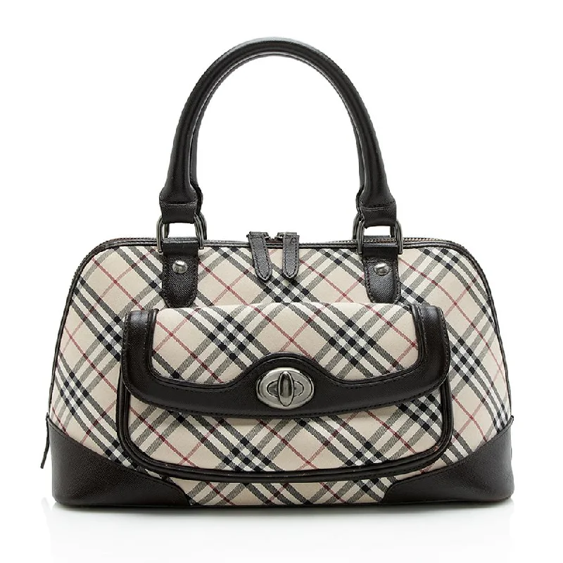 Burberry Bags with Antique - Style HardwareBurberry Vintage Nova Check Pocket Shoulder Bag (SHF-11692)