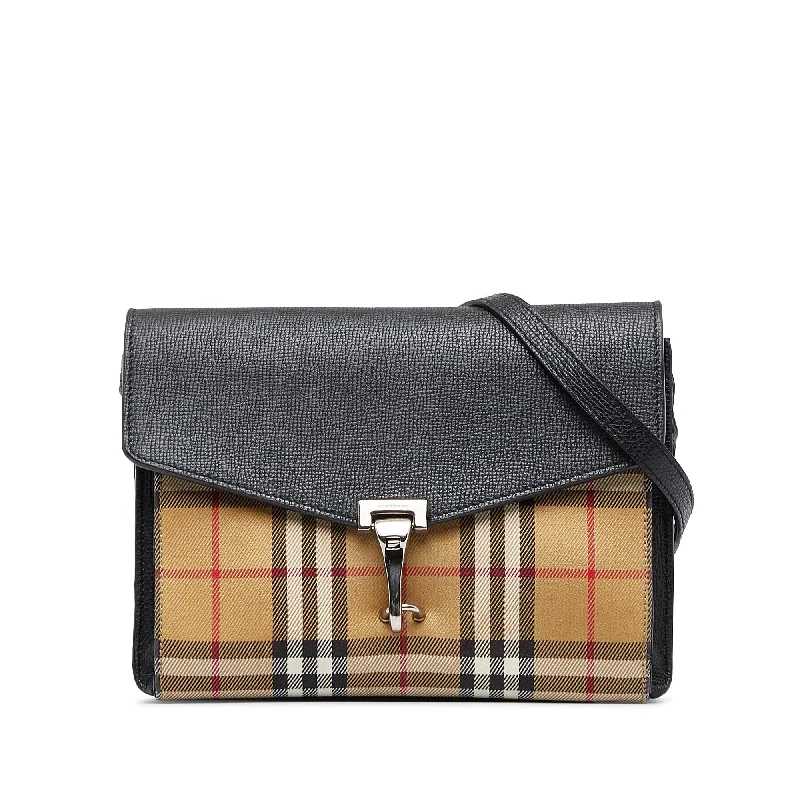 Sustainable Burberry Bags Made from Recycled MaterialsBurberry Macken Brown House Check Canvas