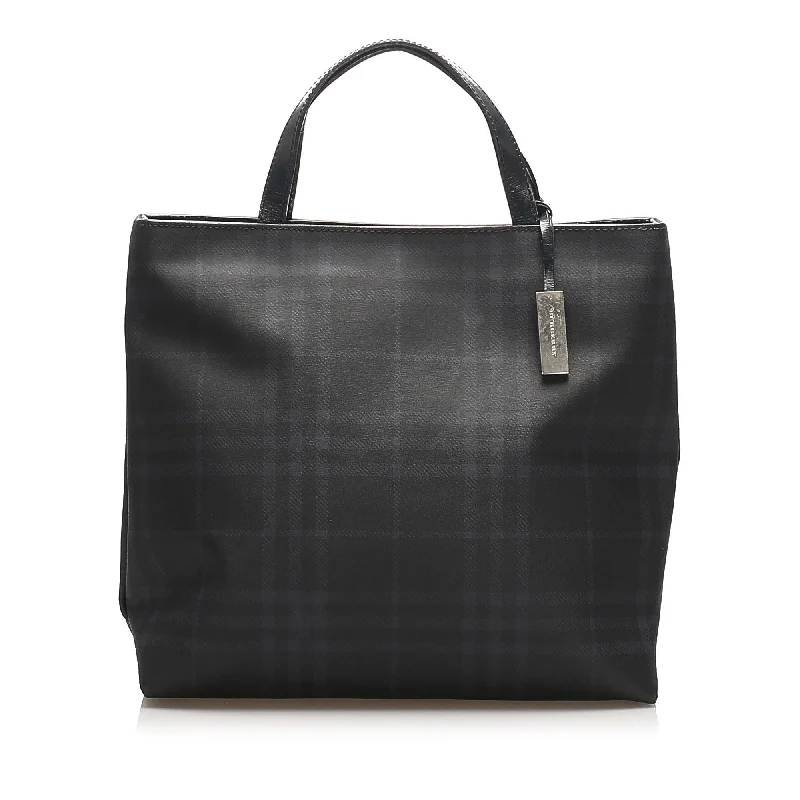 Compact and Portable Burberry Waist BagsBurberry Smoke Check PVC Handbag (SHG-13568)