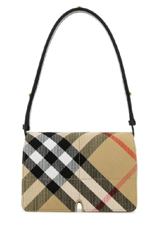 Water - Resistant Burberry Beach BagsBurberry Women Printed Canvas Snip Shoulder Bag