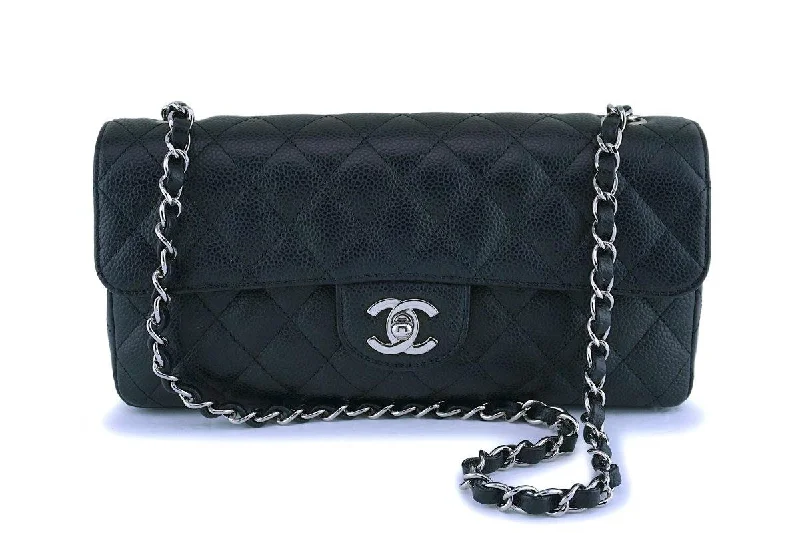 Chanel Limited Edition Handbag for CollectorsChanel Black Caviar Classic East West Flap Bag SHW