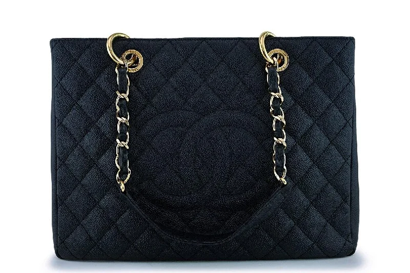 Chanel Limited Edition Handbag for CollectorsChanel Black Caviar Grand Shopper Tote GST Bag GHW