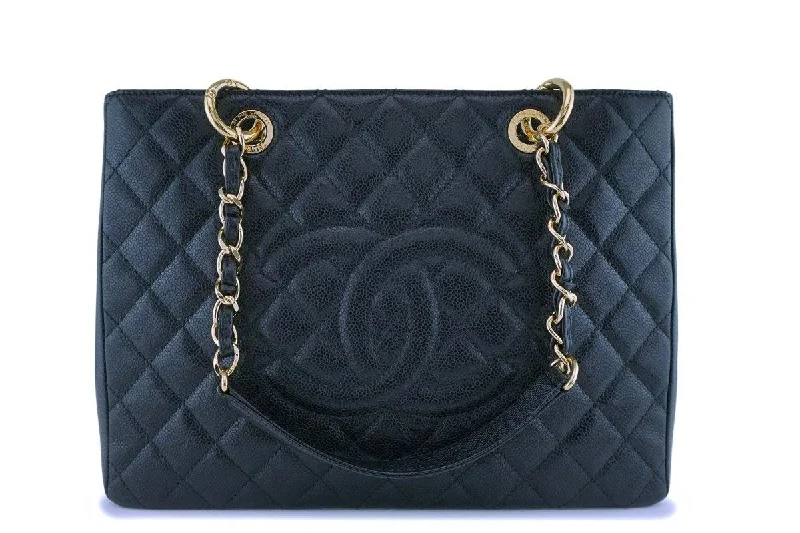 Chanel Small Crossbody Bag for TravelChanel Black Caviar Grand Shopper Tote GST Bag GHW