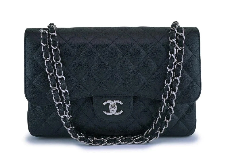 Chanel New Arrival Handbag with Gold HardwareChanel Black Caviar Jumbo Classic Double Flap Bag SHW