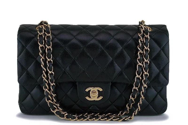 Chanel Medium Tote Bag for Office LadiesChanel Black Lambskin Medium Classic Double Flap Bag 24k GHW