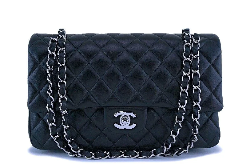 Chanel Colorful Handbag for Spring OutfitsChanel Black Lambskin Medium Classic Double Flap Bag SHW