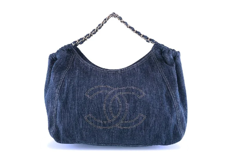 Chanel Quilted Leather Shoulder Bag for FashionistasChanel Denim Coco Cabas Canvas Tote Bag