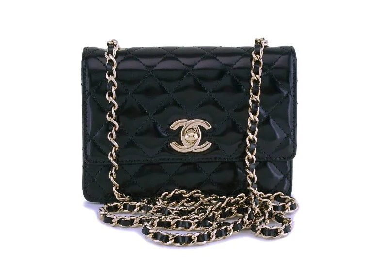 Chanel Quilted Leather Shoulder Bag for FashionistasChanel Glazed Calfskin Ultra Mini Crossbody Classic Flap Bag GHW