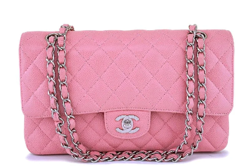 Chanel New Arrival Handbag with Gold HardwareChanel Pink Caviar Medium Classic Double Flap Bag SHW