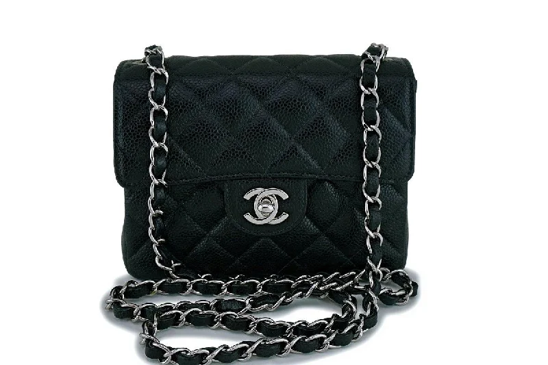 Chanel Medium Tote Bag for Office LadiesChanel Vintage Black Caviar Classic Square Mini Flap Bag SHW