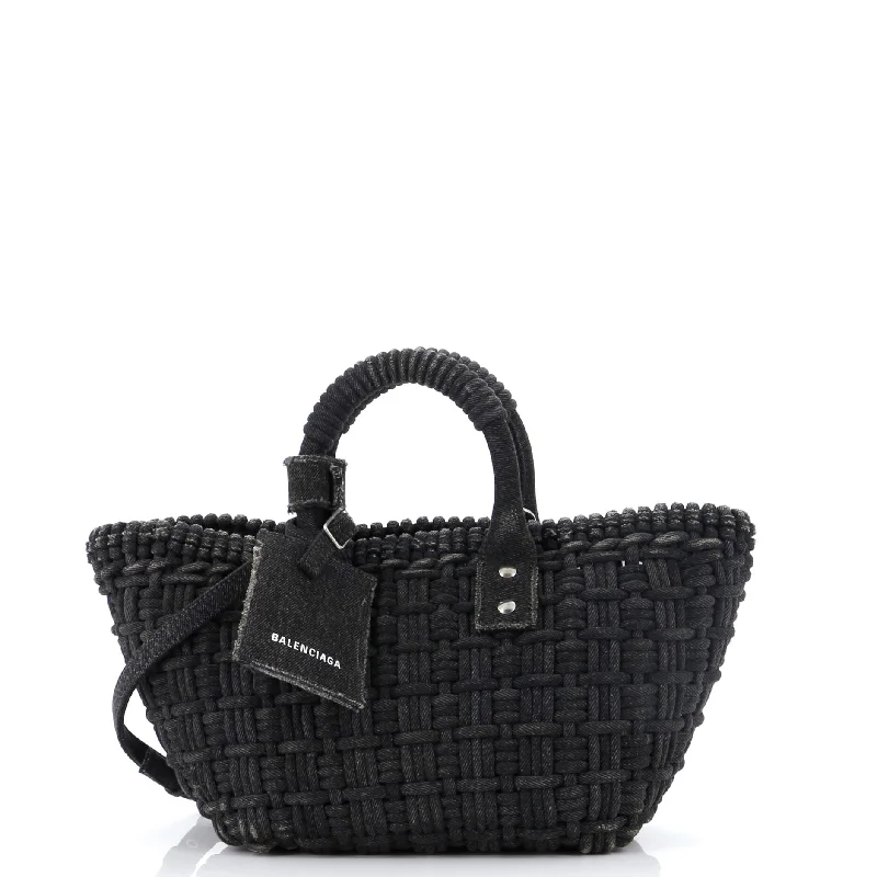 Bistro Panier Bag Woven Denim XS