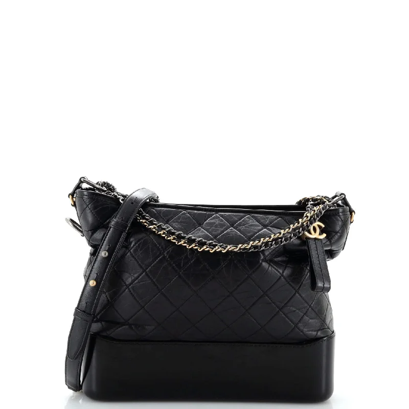 Gabrielle Hobo Quilted Aged Calfskin Large