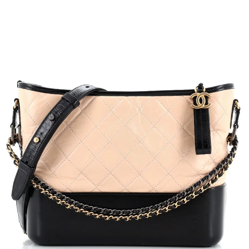 Gabrielle Hobo Quilted Aged Calfskin Medium