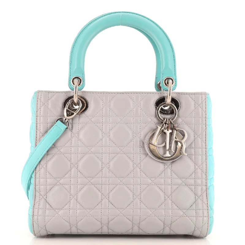 Lady Dior Bag Cannage Quilt Lambskin Medium