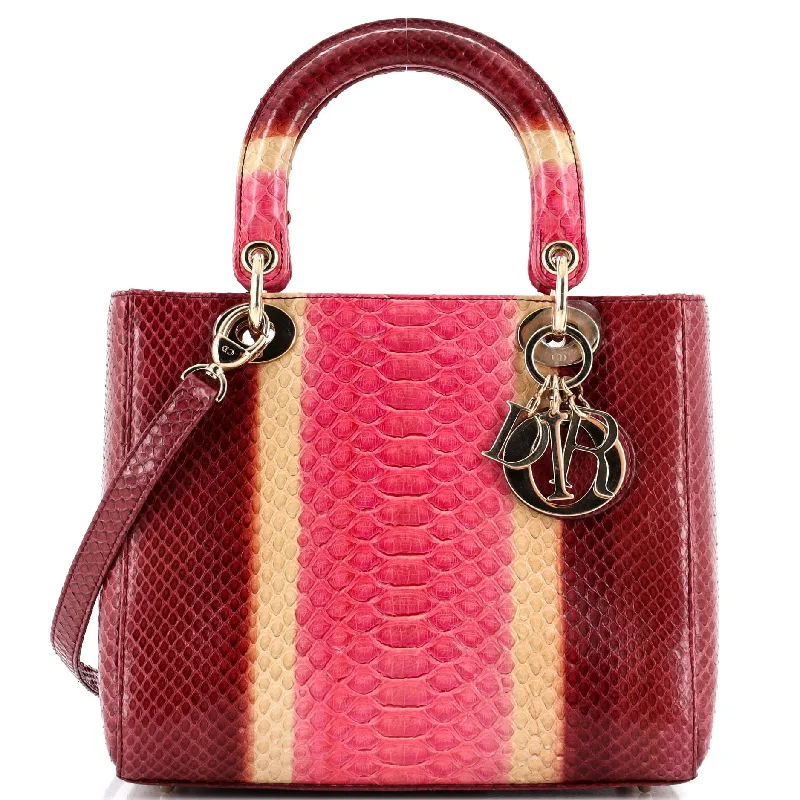 Lady Dior Bag Python Medium