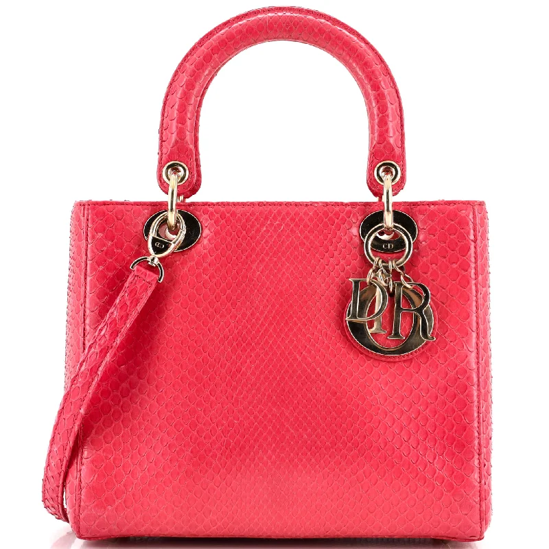 Lady Dior Bag Python Medium