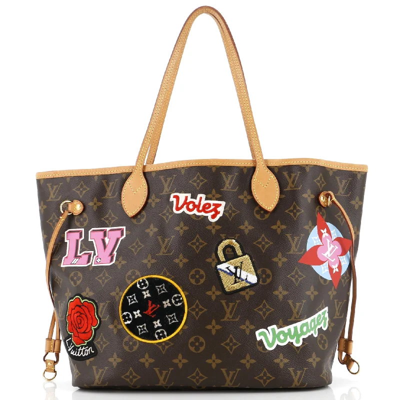 Neverfull NM Tote Limited Edition Patches Monogram Canvas MM