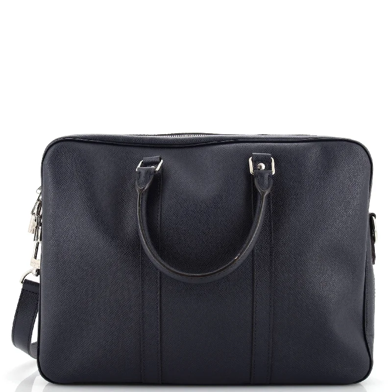 Porte-Documents Voyage Briefcase Taiga Leather PM